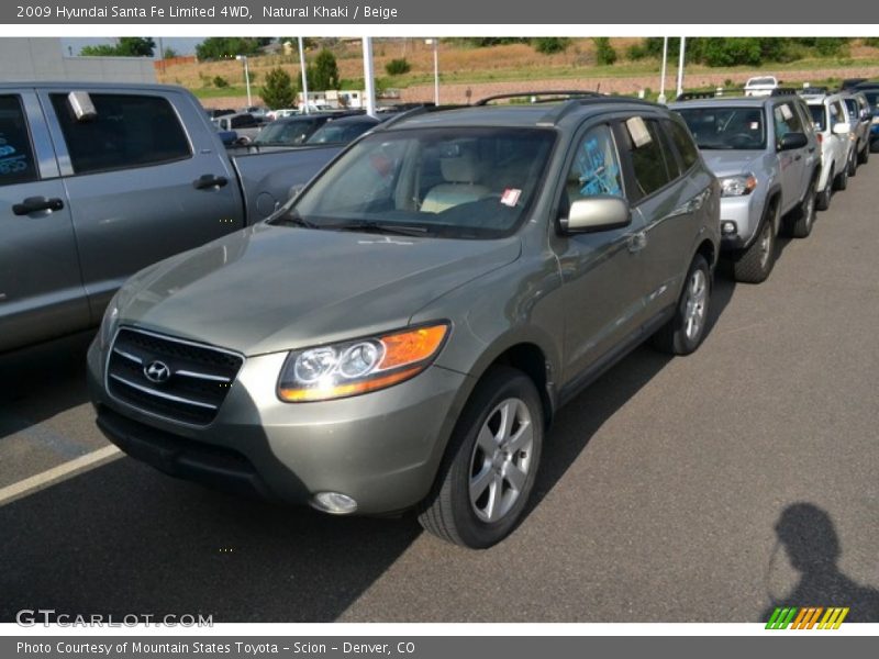 Natural Khaki / Beige 2009 Hyundai Santa Fe Limited 4WD
