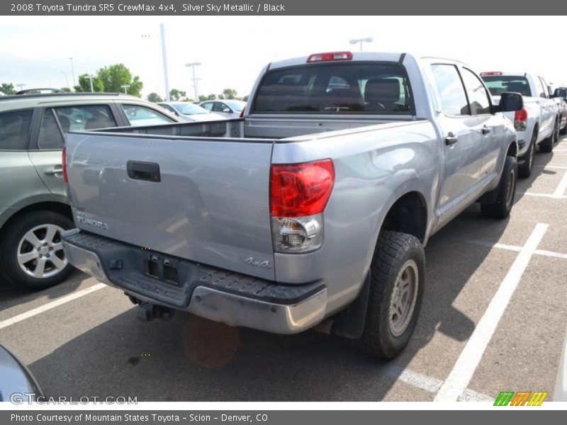 Silver Sky Metallic / Black 2008 Toyota Tundra SR5 CrewMax 4x4