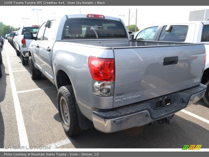 Silver Sky Metallic / Black 2008 Toyota Tundra SR5 CrewMax 4x4