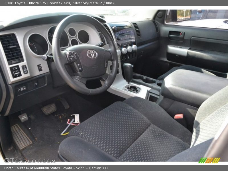 Silver Sky Metallic / Black 2008 Toyota Tundra SR5 CrewMax 4x4
