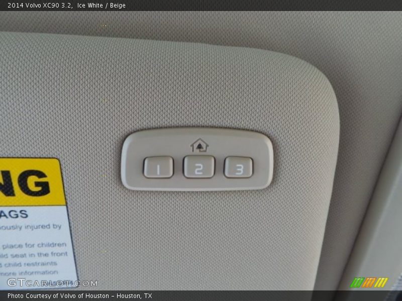 Ice White / Beige 2014 Volvo XC90 3.2
