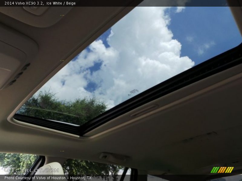Ice White / Beige 2014 Volvo XC90 3.2
