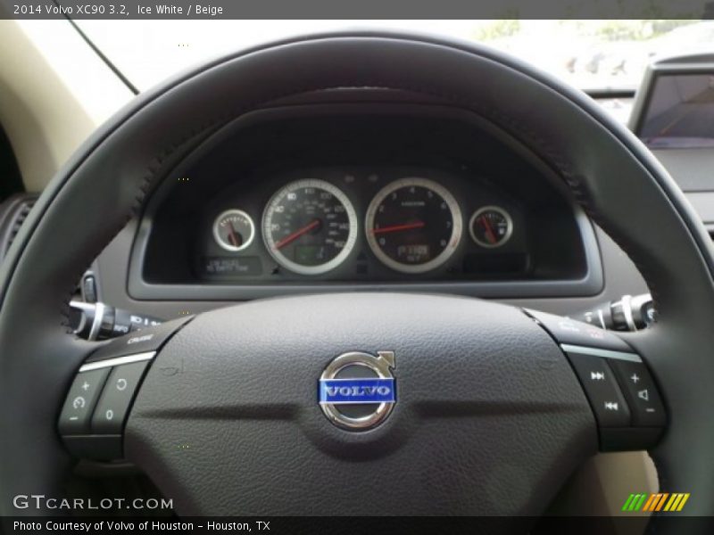 Ice White / Beige 2014 Volvo XC90 3.2