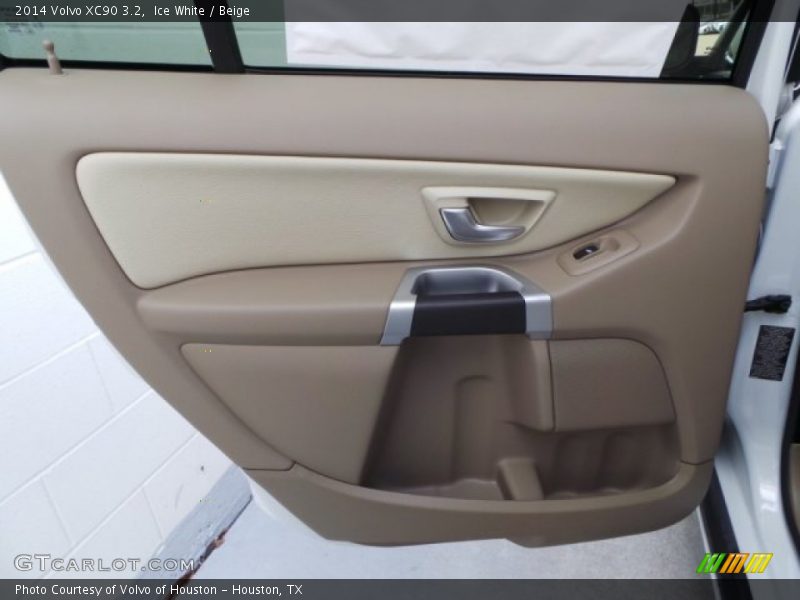 Ice White / Beige 2014 Volvo XC90 3.2