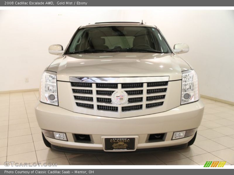 Gold Mist / Ebony 2008 Cadillac Escalade AWD
