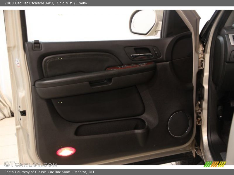 Gold Mist / Ebony 2008 Cadillac Escalade AWD