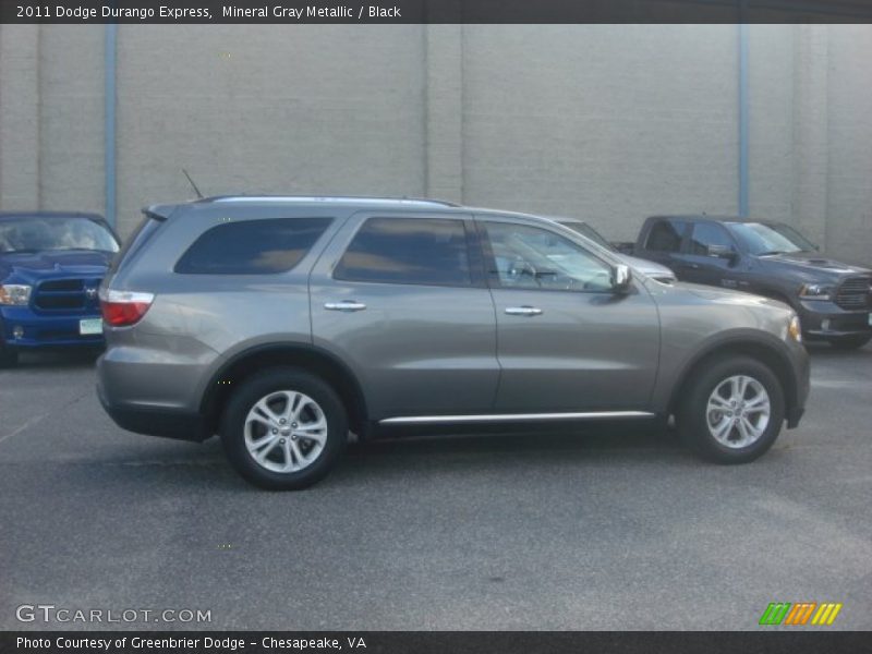 Mineral Gray Metallic / Black 2011 Dodge Durango Express