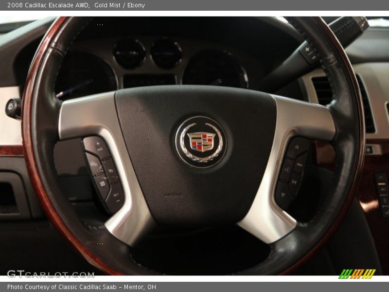 Gold Mist / Ebony 2008 Cadillac Escalade AWD