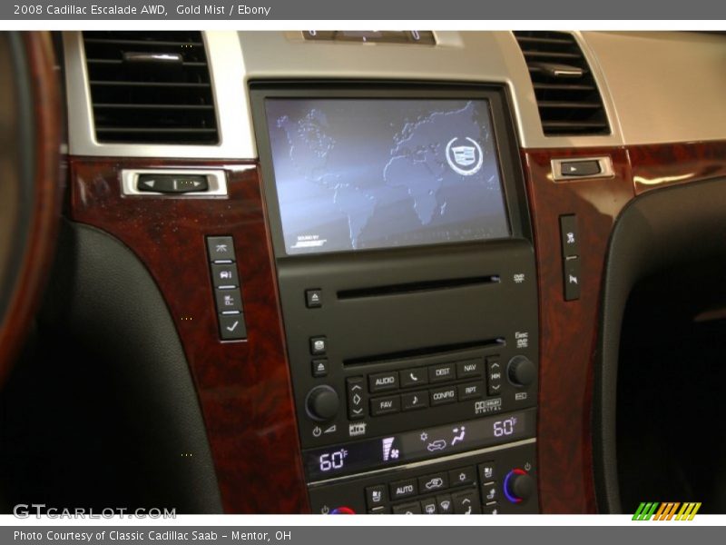 Gold Mist / Ebony 2008 Cadillac Escalade AWD