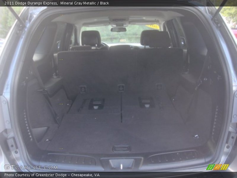 Mineral Gray Metallic / Black 2011 Dodge Durango Express