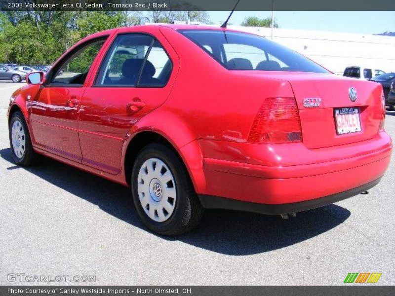 Tornado Red / Black 2003 Volkswagen Jetta GL Sedan