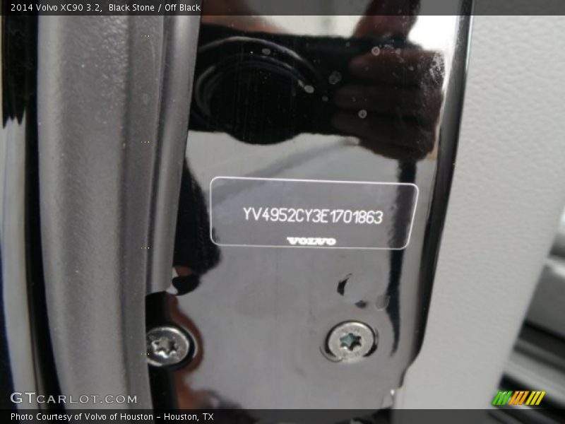 Black Stone / Off Black 2014 Volvo XC90 3.2