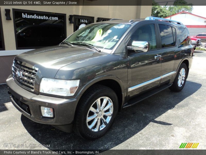Silver Graphite / Stone 2010 Infiniti QX 56 4WD