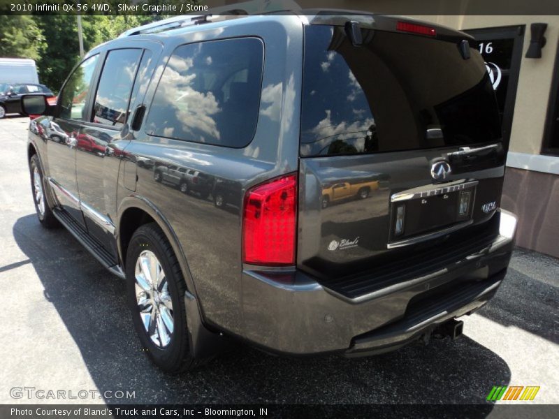 Silver Graphite / Stone 2010 Infiniti QX 56 4WD