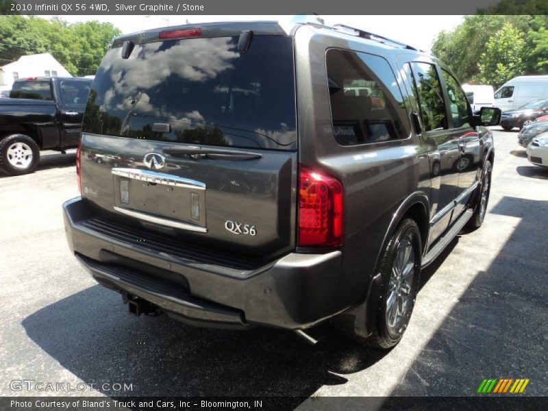 Silver Graphite / Stone 2010 Infiniti QX 56 4WD