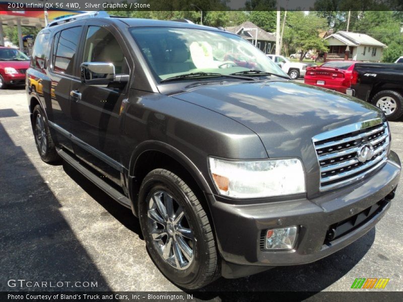 Silver Graphite / Stone 2010 Infiniti QX 56 4WD