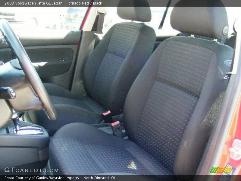 Tornado Red / Black 2003 Volkswagen Jetta GL Sedan