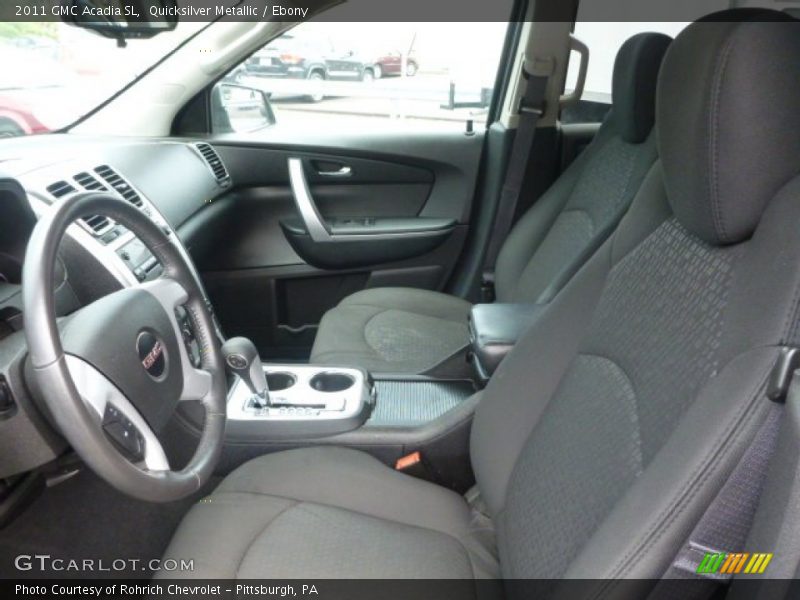 Quicksilver Metallic / Ebony 2011 GMC Acadia SL