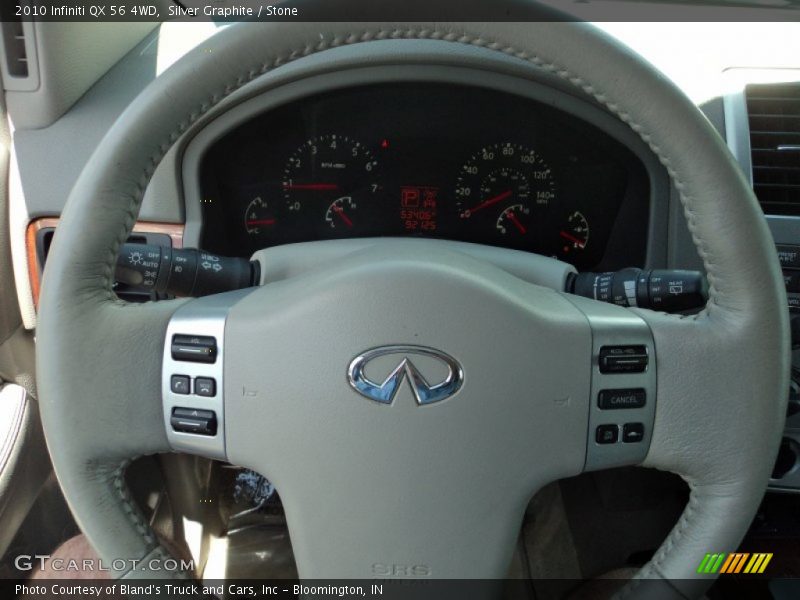 Silver Graphite / Stone 2010 Infiniti QX 56 4WD