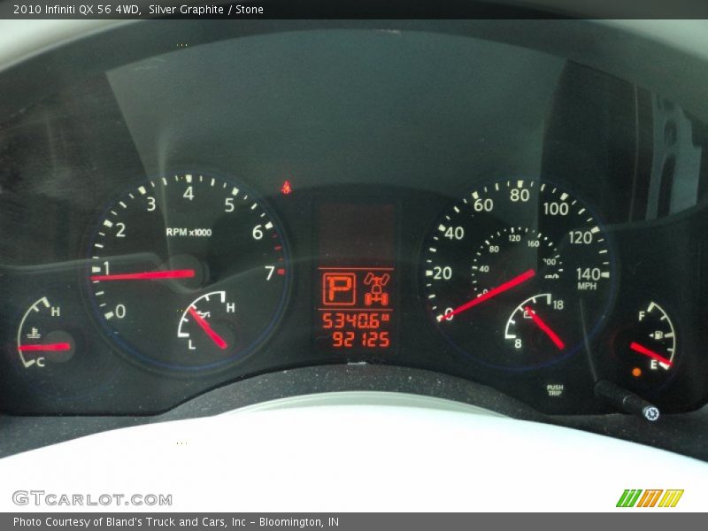 Silver Graphite / Stone 2010 Infiniti QX 56 4WD
