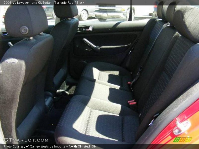 Tornado Red / Black 2003 Volkswagen Jetta GL Sedan