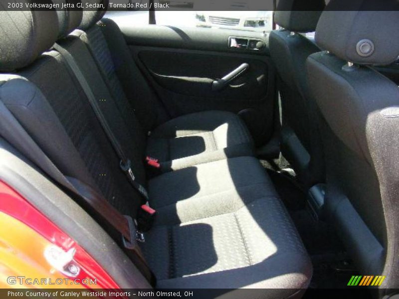 Tornado Red / Black 2003 Volkswagen Jetta GL Sedan