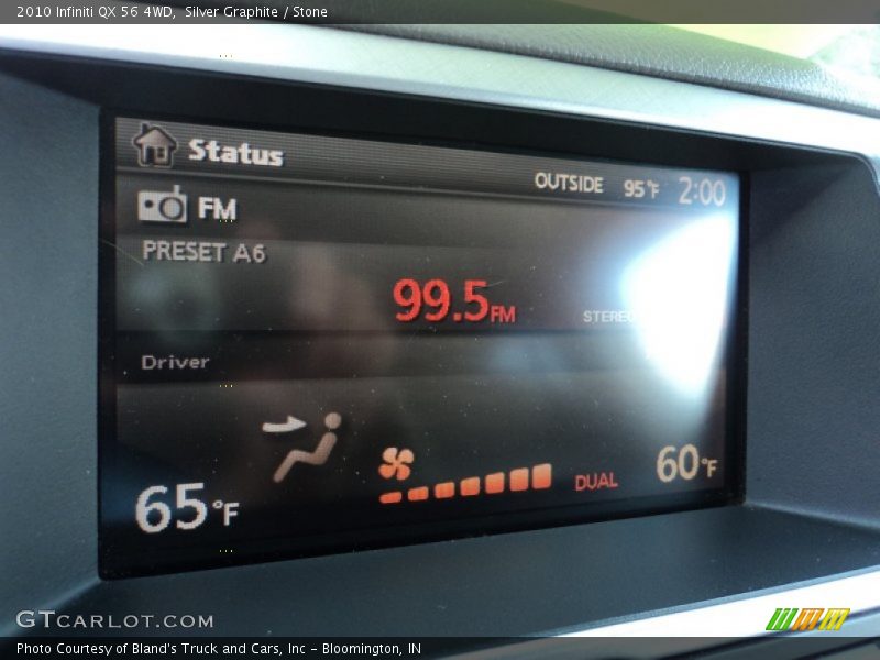 Silver Graphite / Stone 2010 Infiniti QX 56 4WD