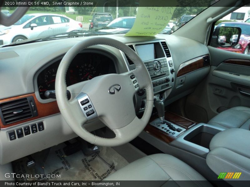 Silver Graphite / Stone 2010 Infiniti QX 56 4WD