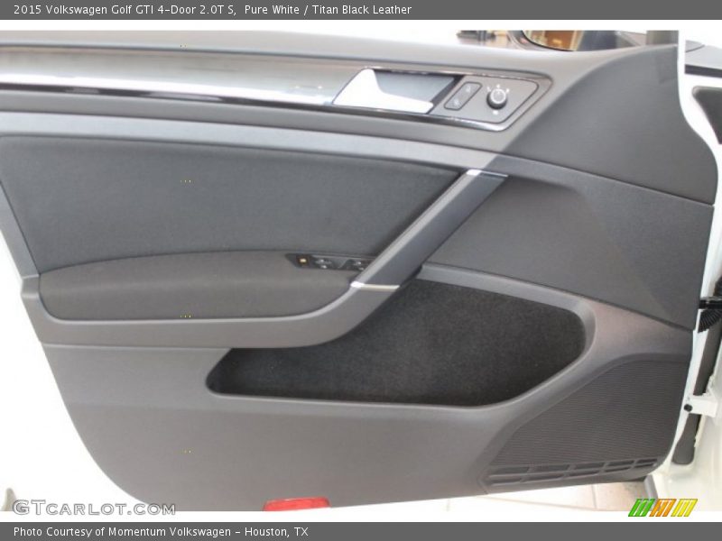 Pure White / Titan Black Leather 2015 Volkswagen Golf GTI 4-Door 2.0T S