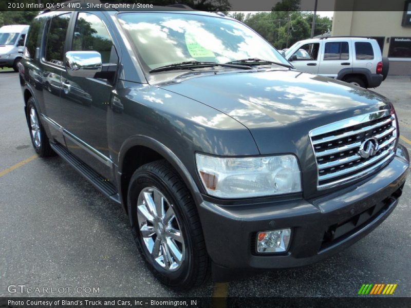 Silver Graphite / Stone 2010 Infiniti QX 56 4WD