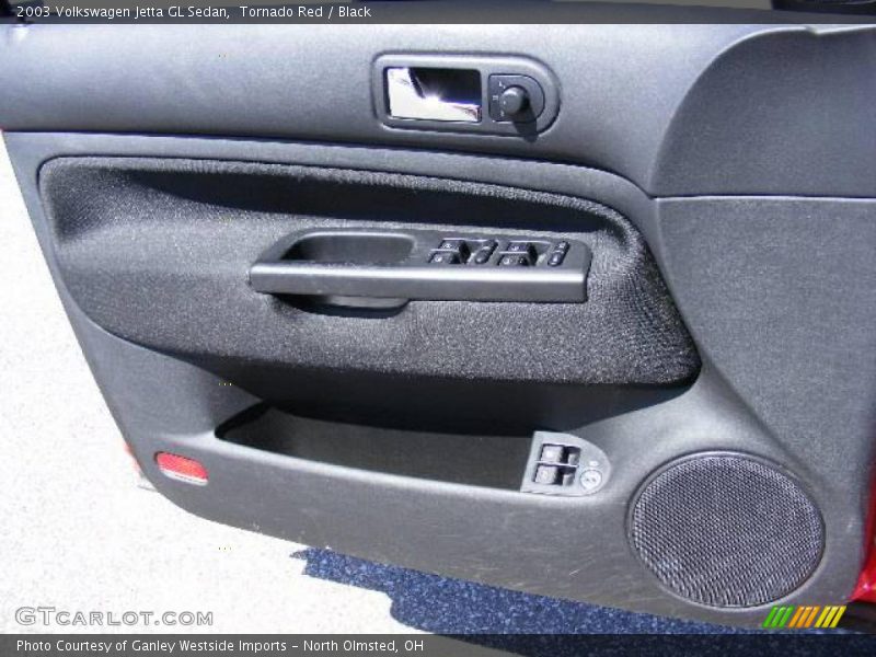 Tornado Red / Black 2003 Volkswagen Jetta GL Sedan