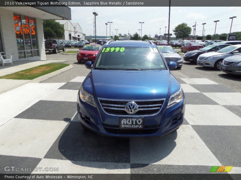 Sapphire Blue Metallic / Sandstone 2010 Volkswagen Tiguan Wolfsburg Edition