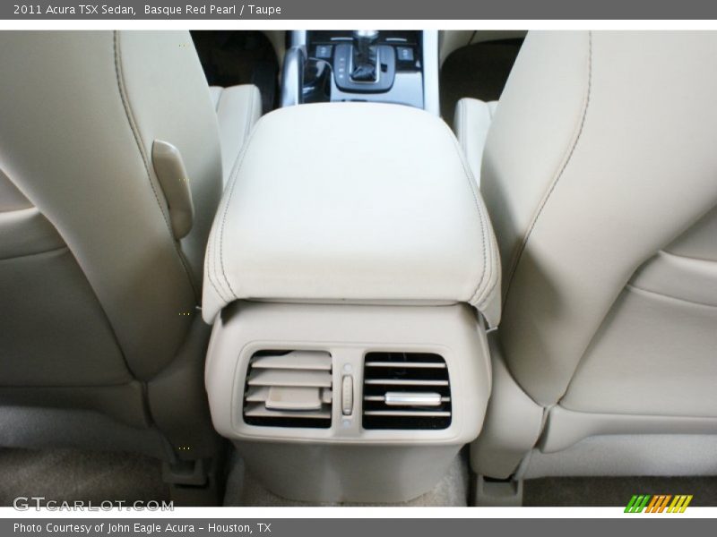 Basque Red Pearl / Taupe 2011 Acura TSX Sedan