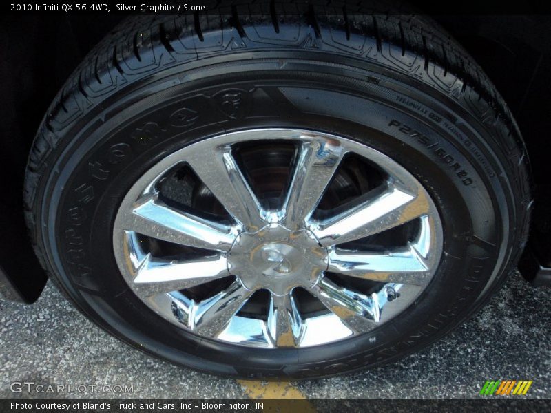 Silver Graphite / Stone 2010 Infiniti QX 56 4WD
