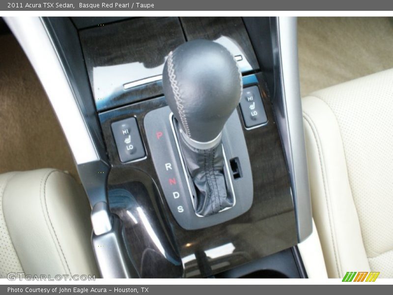  2011 TSX Sedan 5 Speed Automatic Shifter