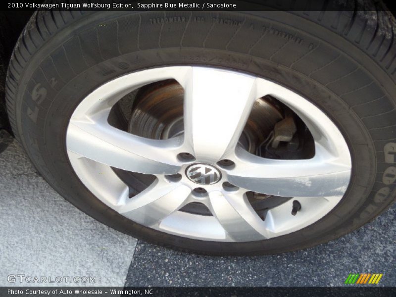 Sapphire Blue Metallic / Sandstone 2010 Volkswagen Tiguan Wolfsburg Edition