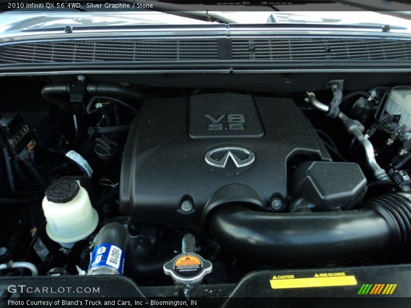 Silver Graphite / Stone 2010 Infiniti QX 56 4WD