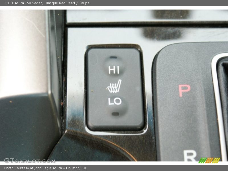 Basque Red Pearl / Taupe 2011 Acura TSX Sedan
