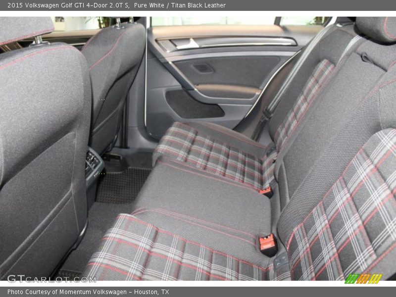 Pure White / Titan Black Leather 2015 Volkswagen Golf GTI 4-Door 2.0T S
