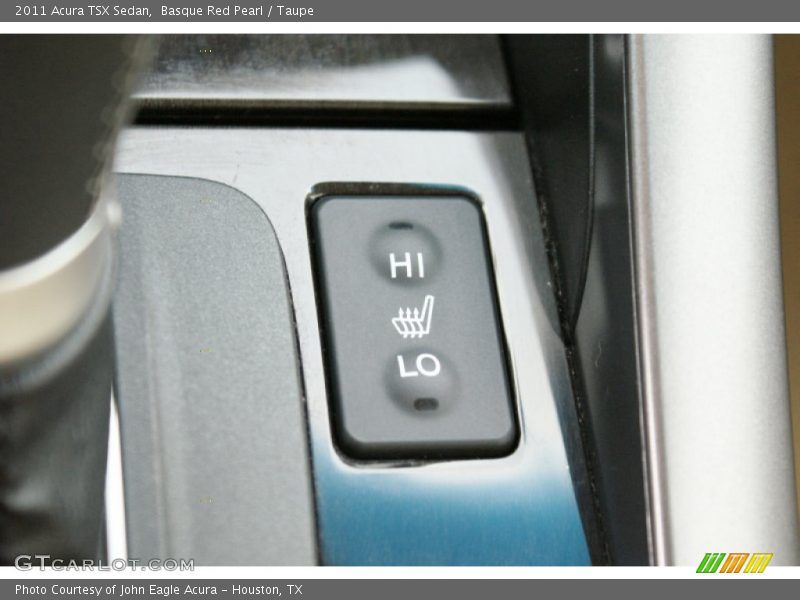 Basque Red Pearl / Taupe 2011 Acura TSX Sedan