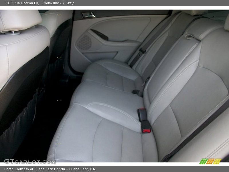 Ebony Black / Gray 2012 Kia Optima EX