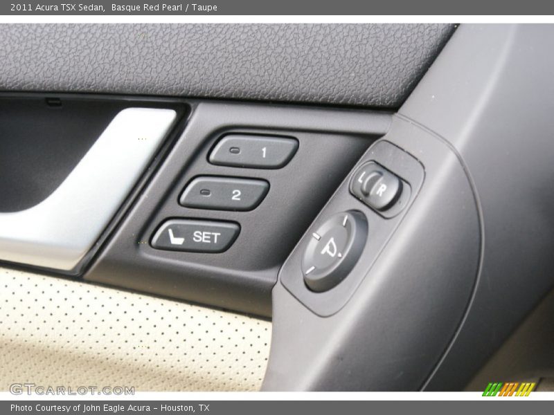 Basque Red Pearl / Taupe 2011 Acura TSX Sedan