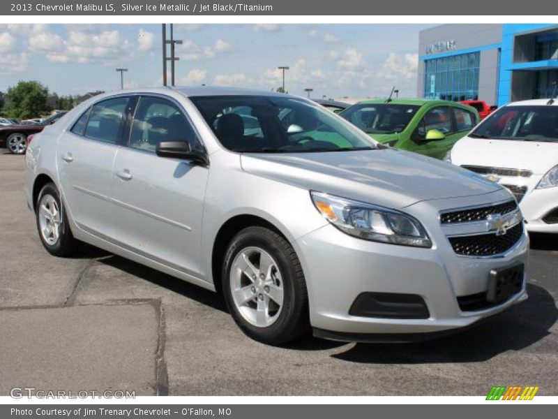 Silver Ice Metallic / Jet Black/Titanium 2013 Chevrolet Malibu LS
