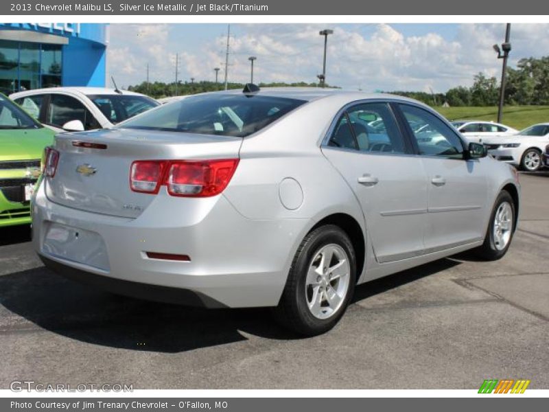 Silver Ice Metallic / Jet Black/Titanium 2013 Chevrolet Malibu LS