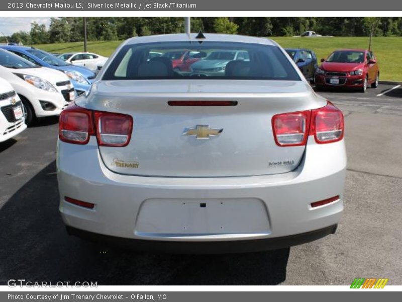 Silver Ice Metallic / Jet Black/Titanium 2013 Chevrolet Malibu LS