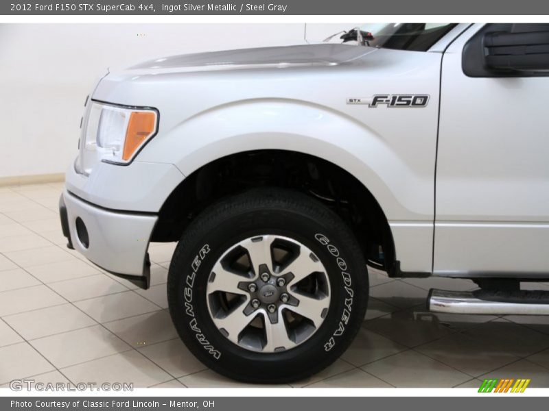 Ingot Silver Metallic / Steel Gray 2012 Ford F150 STX SuperCab 4x4