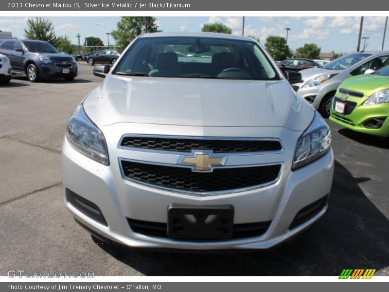Silver Ice Metallic / Jet Black/Titanium 2013 Chevrolet Malibu LS