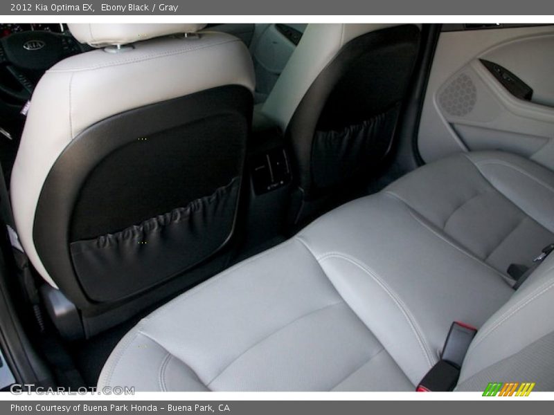 Ebony Black / Gray 2012 Kia Optima EX