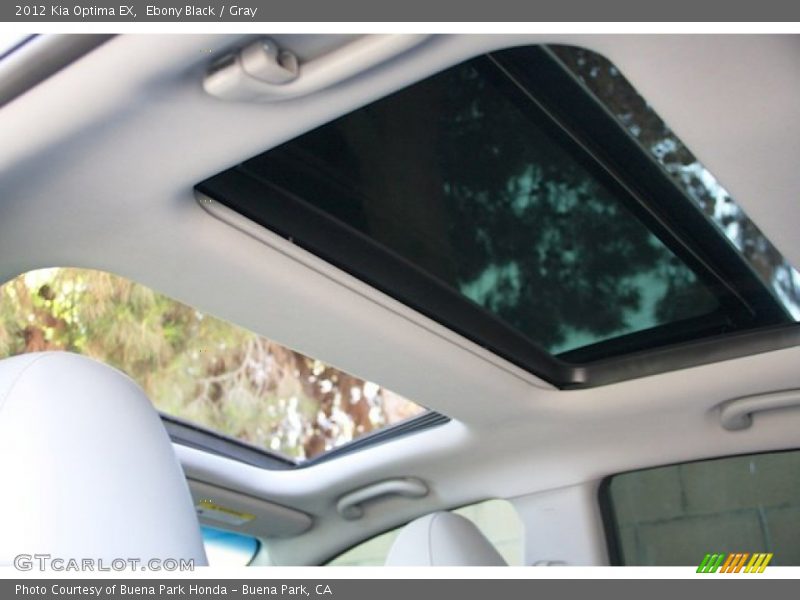 Ebony Black / Gray 2012 Kia Optima EX