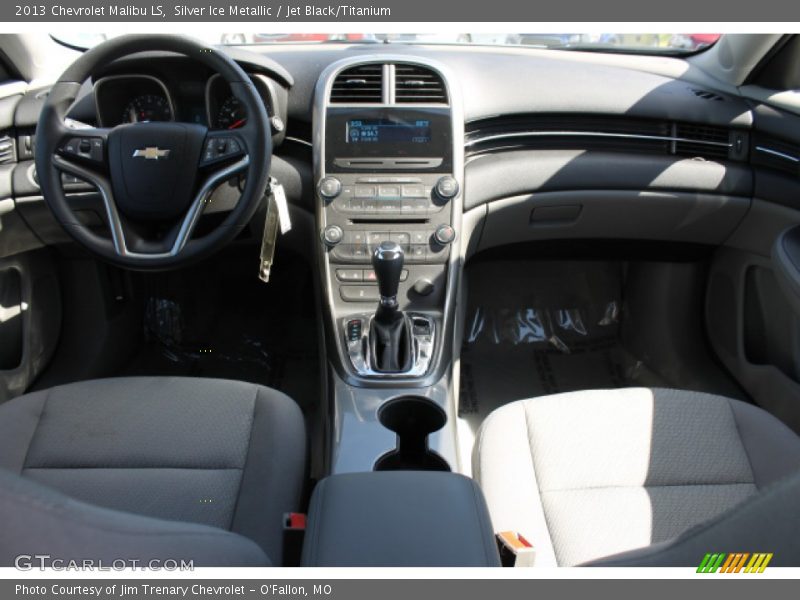 Silver Ice Metallic / Jet Black/Titanium 2013 Chevrolet Malibu LS